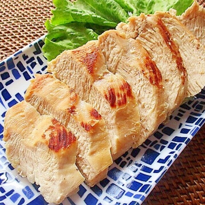 フライパンで簡単！鶏むね肉のしっとり焼き